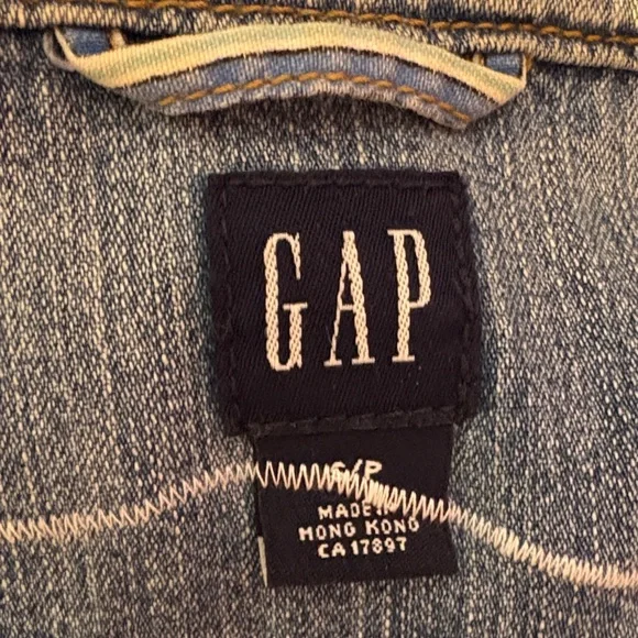 Refashioned Post Modern Artistic Face Denim Jacket - Picture 5 of 7